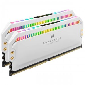 Corsair DOMINATOR PLATINUM RGB 32GB (2x16GB) DDR4 3200MHz C16 RAM Kit White