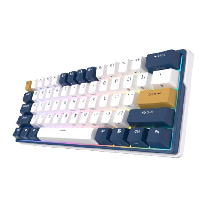 Royal Kludge RK61 Plus Tri-Mode RGB 61 Keys Hot Swappable Mechanical ...